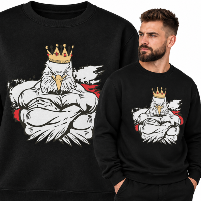 BLUZA NA SIŁOWNIĘ  ORZEŁ SIŁOWNIA